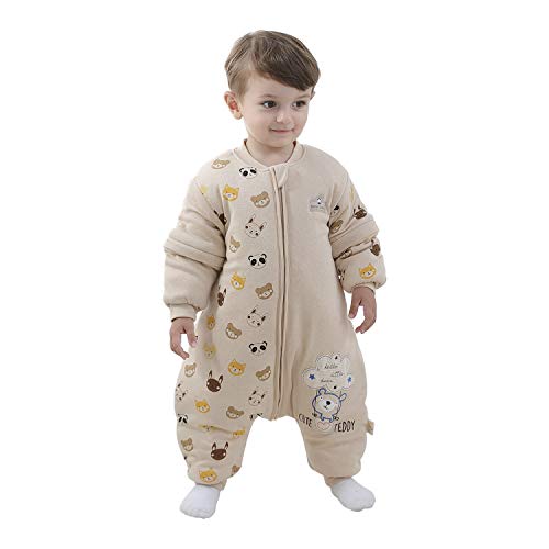 Mosebears Baby Schlafsack mit Beinen Warm gefüttert winter kinder schlafsack