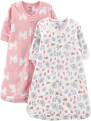Simple Joys by Carter's Unisex Baby 2-Pack Microfleece Long-Sleeve