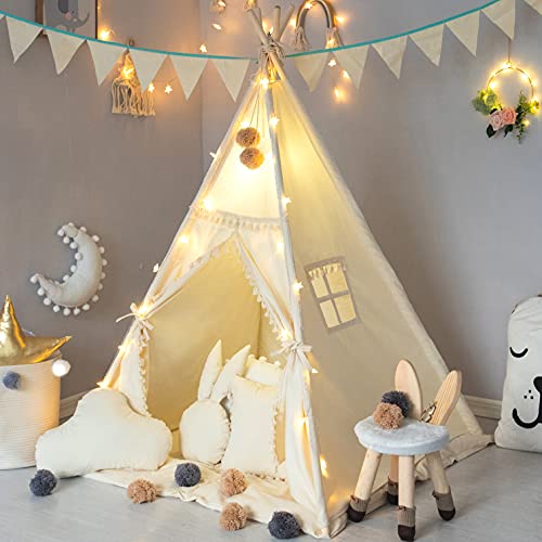 TreeBud Kinder Tipi Zelt mit gepolsterter Matte