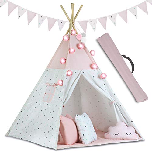 Ricokids Tipi Zelt Spielzelt Baumwolle Kinderzelt