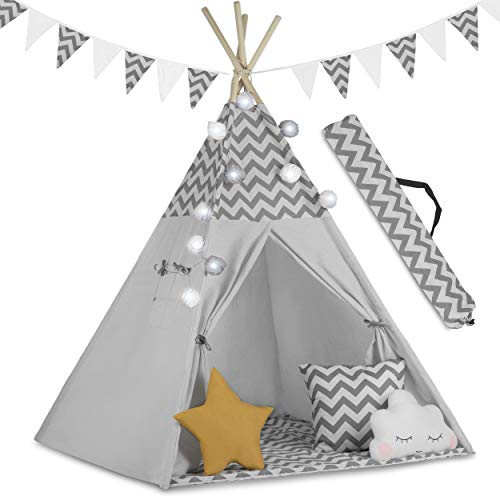 Ricokids Tipi Zelt Spielzelt Baumwolle Kinderzelt