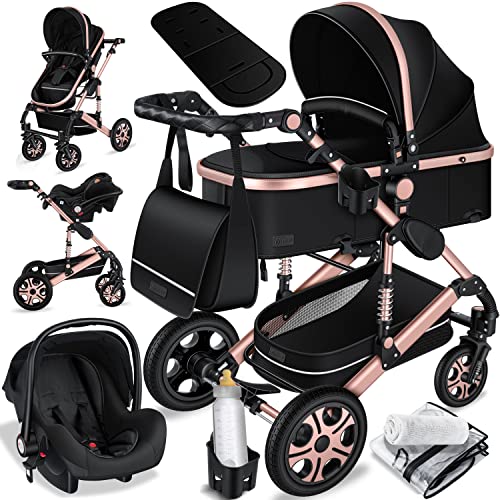KESSER Loops 3 in 1 Kinderwagen Kombikinderwagen Komplett-Set