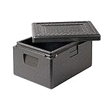 Thermo Future Box Thermobox Kühlbox, Transportbox Warmhaltebox und Isolierbox mit Deckel,13 Liter Euronorm Transportbox,Thermobox aus EPP (expandiertes Polypropylen)