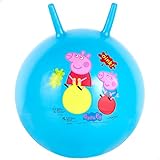 John Hüpfball für Kinder Hopper Ball Kanguro Peppa Pig blau 45 cm