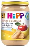 HiPP Apfel-Banane mit Babykeks, 6er Pack (6 x 190 g)