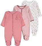 NAME IT Mädchen NBFNIGHTSUIT 3P W/F Dusty Rose NOOS 13194782, Dusty Rose, 74