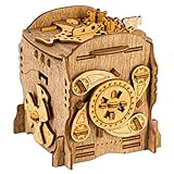 iDventure Cluebox - Captain's Nemo Nautilus - Escape Room Spiel - kniffeliges 3D Puzzlebox Holzpuzzel Rätsel - einzigartige Knobelspiele - Escape Box Spiele Für Erwachsene und Rätselbox für Kinder