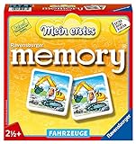 Ravensburger 21437 - Mein erstes memory Fahrzeuge, der Spieleklassiker für die Kleinen, Kinderspiel für alle Fahrzeug-Fans ab 2 Jahren