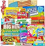 JUMBO Amerikanische Süßigkeiten Box - Große USA, American Süssigkeiten Box für Geburtstag, Weihnachten, Ostern - Heavenly Sweets, Schokolade