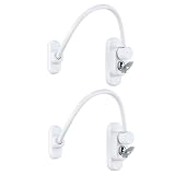 2PCS Kindersicherung Fenster Sicherheit Schloss Kinder Baby Kinder Sicherer Kabelverschluss für öffentliche und gewerbliche Anwendungen zu Hause mit Schraubenschlüsseln