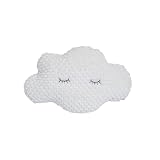 Bloomingville weiches Kuschel-Kissen Cloud, weißes Kinderkissen in Wolken-Form, Polyester, 30 x 45 cm, 1 Stück (1er Pack)