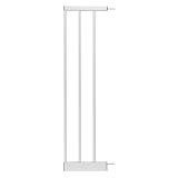 Zubehör für Babyschutzgitter von BOMI | Größen: 10-70 cm | Verbreiterungen Türschutzgitter | Extensions Klemmgitter für Babys, Kleinkinder & Tiere Türgitterverlängerung in Weiß | 20 cm Verlängerung