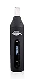 Vaporizer Vapeble Nebel - Verdampfer mit Glasmundstück, OLED Display und stufenloser Temperaturreglung, Macht super Vape aus harzigen Kräuter