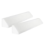 PEKITAS Bettgitter Sicherheitsgeländer Schaumstoff Rausfallschutz Babys Kinder Länge 100 cm Montessori-Betten Packung it 2 Stück Weiß