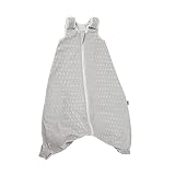ERGObaby Baby-Schlafsack Winter Neugeborene 56-62 Baumwolle, Winterschlafsack Baby 0-6 Monate TOG 2.5, Moon Phase, SLBSMMP25, Small Single