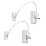 Neoteck 2PCS Fenster Türbegrenzer Kind Baby Sicherheit Fenster Öffnungsbegrenzer Sicherheitsschloss Kabel Fangen Draht mit Schlüssel
