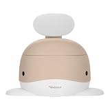 Kindsgut Kinder-Töpfchen, Babytopf WC/Klo, kinderfreundliches Wal-Design und dezente Farben, Toiletten-Training, Sand
