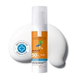 La Roche Posay Anthelios Dermo-Kids Baby Milch LSF 50+, Sonnencreme für Babys ab 6 Monaten, Dermatologisch getestet, Beim Auftragen sichtbar, Sehr hohe Schutzwirkung, 50 ml