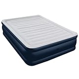 HOUSN Aufblasbare Doppelmatratze, Queensize-Bett mit aufblasbarer Matratze mit eingebauter Pumpe, 203 x 152 x 51 cm, inklusive Aufbewahrungstasche
