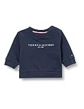 Tommy Hilfiger Baby-Jungen Essential Sweatshirt Pyjamaset, Twilight Navy, 56 cm