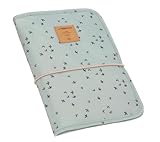 LÄSSIG Baby Windeltasche inkl. Wickelunterlage, Floral Mint