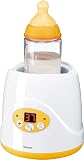 Beurer BY 52 Babykost- und Fläschchenwärmer, Erwärmen und Warmhalten von Babynahrung, 8 Minuten Aufwärmzeit, digitale Temperaturanzeige, passend für alle handelsüblichen Babyflaschen, 1 Stück