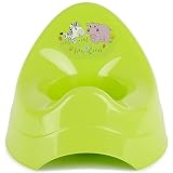 BIECO Töpfchen für Kinder mit Musik & Zebra Motiv | Babytopf | ab 8 M bis ca. 3 J | WCKlo | Kindertoilettensitz | Kindertopf | Toilettentrainer | Klositz Kinder Klositz | Nachttopf für Kinder