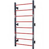 K-Sport: Sprossenwand mit 8 Sprossen I Klettergerüst bis 250kg belastbar I Metall-Kletterwand zur Wandmontage für Erwachsene & Kinder, inkl. E-Book