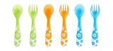 Munchkin 01145403 Bunte Gabeln und Löffel, 6er-Pack