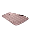 Leander Topper für Wickelauflage Rosa - 100% Bio Baumwollfrottee - Ultraweich - Ideal für die Matty Wickelunterlage - Wärmt & Trocknet
