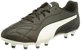 PUMA Monarch II FG/AG Jr Fußballschuh, Black White, 36 EU
