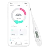 Ovy® Basalthermometer mit EU-zertifizierter Ovy App zur hormonfreien Verhütung und bei Kinderwunsch | Eisprung-Messgerät zur Berechnung fruchtbarer Tage