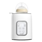 Flaschenwärmer baby Sterilisator für babyflaschen 5-in-1Fast Babynahrungsheizung Warmhalten von Babynahrung & Abtauung BPA-freier Fläschchenwärmer,Babykostwärmer mit LCD-Display