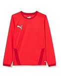 PUMA Unisex Kinder Teamgoal 23 Jersey Ls Jr Shirt, Puma Red-chili Pepper, 140 EU
