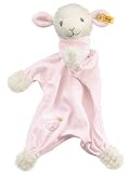 Steiff Träum-süß-Lamm Schmusetuch - 30 cm - Kuscheltier für Babys - weich & waschbar - rosa (239632)