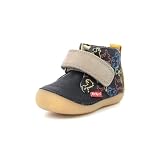 Kickers Baby-Jungen Sabio Oxford-Schuh, Marineblau, Gelb, Dinos, 21 EU