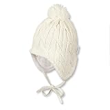 Sterntaler Baby - Mädchen Strickmütze Mütze, Beige, 45