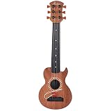 XYF Retro-Akustikgitarre 18 Zoll Tragbare Kleine Gitarre Kinder-Ukulele Kann Früh Gespielt Werden, Um Kinderanfängern Das Erlernen Von Stahlsaiten Beizubringen (Color : A, Size : 18 INCHES)