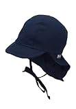 Sterntaler Baby - Jungen Schirmmã£â¼tze M. Nackenschutz 1511410 M tze, Blau (Marine 300), 49 EU