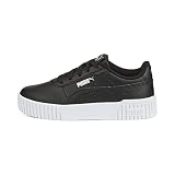 PUMA Mädchen Carina 2.0 Hp Sneaker, Puma Black Puma Black Puma Silver, 32 EU