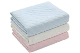 Alumuk Baby Infant Wasserdicht Matte Wickelauflage Wickelunterlage - Ökologische Baumwolle Atmungsaktiv Waschbar Wiederverwendbare Windel Matte,3 Stück in Paket (60x70 cm (3er Pack))
