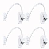 4PCS Kindersicherung Fenster Sicherheit Schloss Kinder Baby Kinder Sicherer Kabelverschluss f¨¹r ?ffentliche und gewerbliche Anwendungen zu Hause mit Schraubenschl¨¹sseln