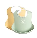 BabyBjörn Lätzchen, 2er-pack, Blassgelb/Blassgrün