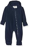 Playshoes Fleece-Overall Unisex Kinder Jumpsuit, dunkelblau, 74