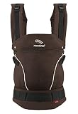 manduca FIRST Babytrage   Baby- und Kindertrage mit Rückenverlängerung & ergonomischen Hüftgurt für Kinder von 3,5 bis 20kg (FIRST HempCotton, HempCotton Brown/Ecru)