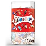 Celebrations Schokolade Großpackung, Mini-Schokoriegel Snacks (Maltesers, Galaxy, Snickers & mehr), Schokoladen Geschenk Idee, Mini Schoko Pralinen, Süßigkeiten Box, 1435g