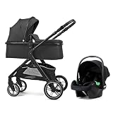 Pixini Nelio Kinderwagen Set 3in1 (schwarz)