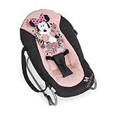 Hauck Babywippe Rocky von Disney, Schaukelfunktion, verstellbare Rückenlehne, Sicherheitsgurt und Tragegriffe, ab Geburt bis 9 kg verwendbar, kippsicher und tragbar, Rosa