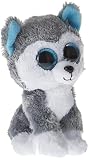 TY 36006,, Sammeln, Spielen, Kuscheln, Bliebt, Süß, Außergwöhnlich, Fantastisch Fantasie GL Slush-Hund Plüsch, Weiß,GrünundBlau, 15 cm