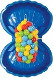 Sandbox Sandkasten Sandmuschel Muschel Wasser Planschbecken groß 108x79cm XL, 5 Farben! (2xblau+200xBälle)